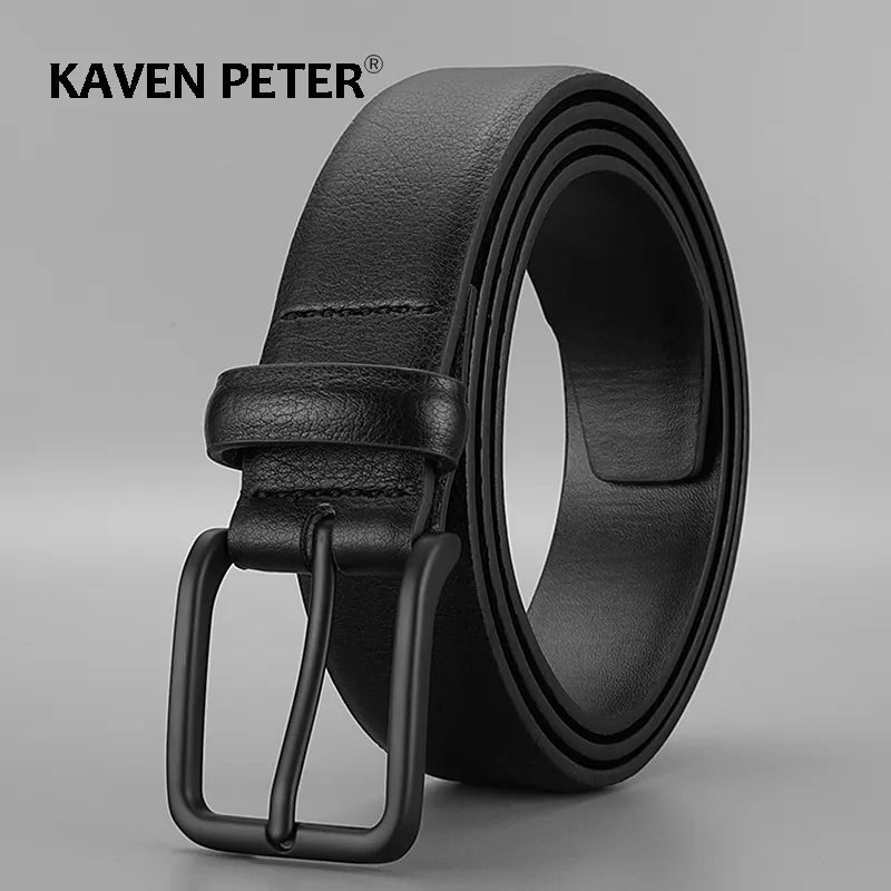 KAVENPETER Black Buckle Belt