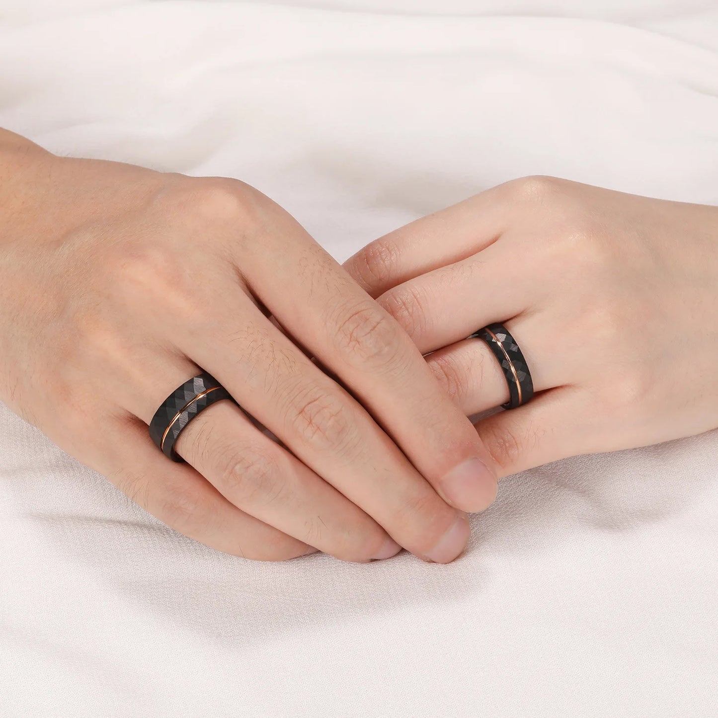 Rhombic Tungsten Rings