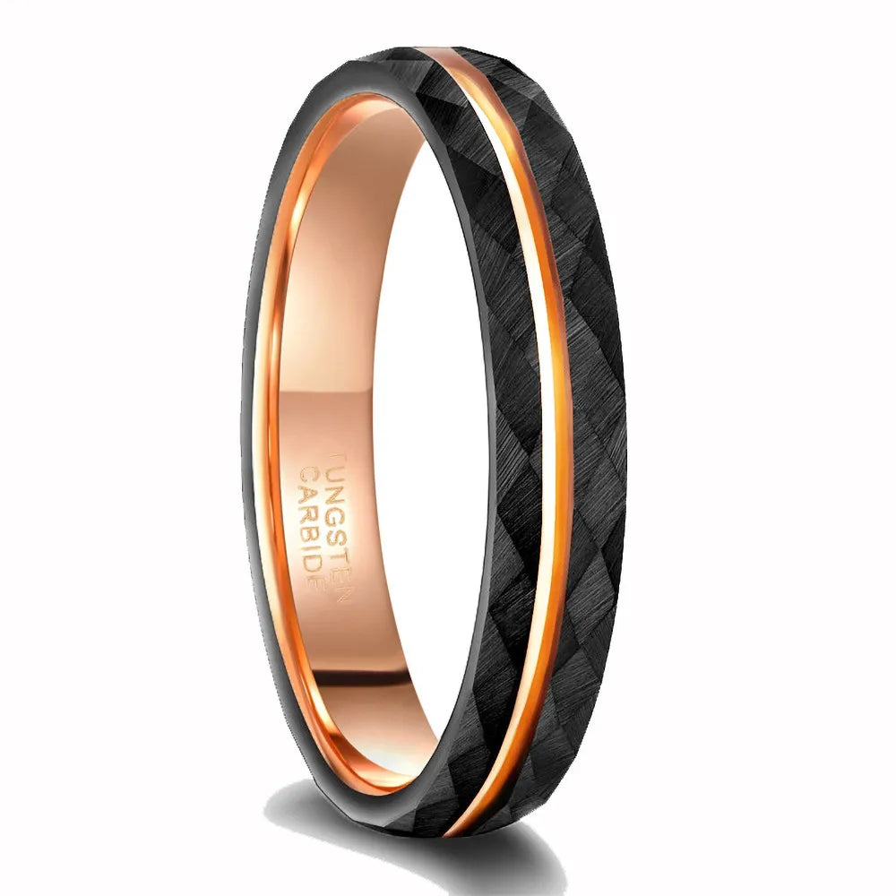 Rhombic Tungsten Rings