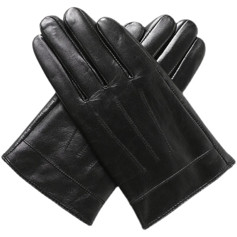 TouchBuckle Leather Gloves