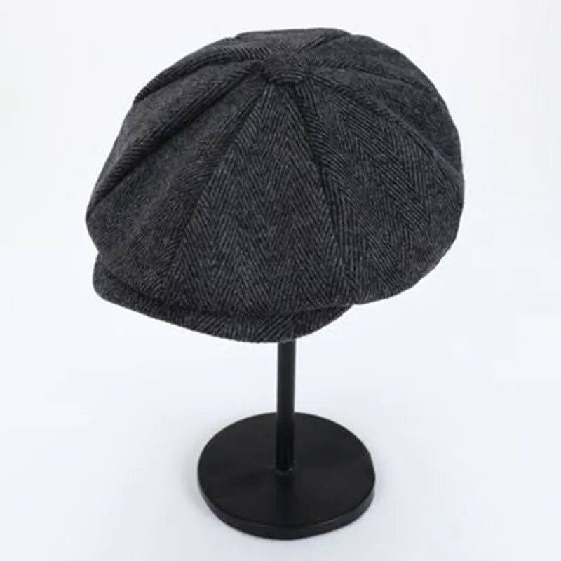 Herringbone Hipster Cap
