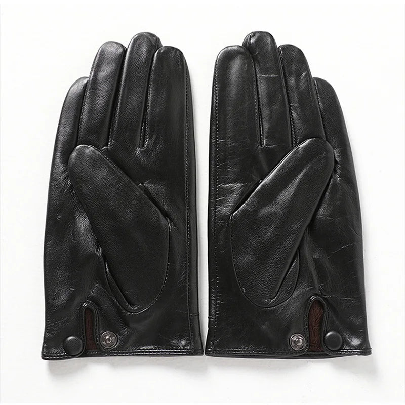 TouchBuckle Leather Gloves