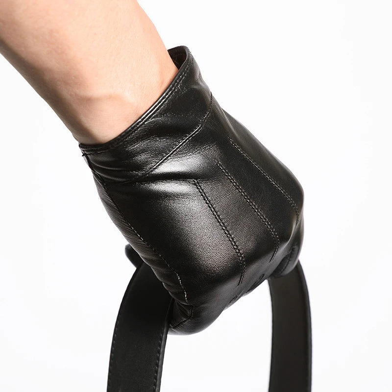 TouchBuckle Leather Gloves